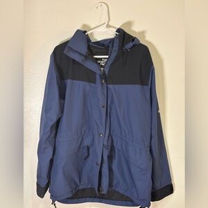 The North Face Navy and Black Hooded Ski Jacket